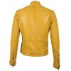 Geaca de Piele Naturala Barbati Gipsy Galbena GBFlori LAROV – IMBRACAMINTE