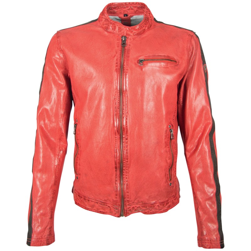 Geaca de Piele Naturala Barbati Gipsy Rosie GBFlori LAROV – IMBRACAMINTE