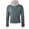 Geaca de Piele Barbati Gipsy Albastru Denim GBFlynt NSLVV geci de piele - readytowear.ro