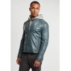 Geaca de Piele Barbati Gipsy Albastru Denim GBFlynt NSLVV geci de piele - readytowear.ro