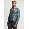 Geaca de Piele Barbati Gipsy Albastru Denim GBFlynt NSLVV geci de piele - readytowear.ro