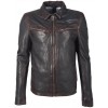 Geaca de Piele Naturala Barbati Gipsy Negru/Visiniu GBGaines SF LAJORV Geaca de Piele Naturala Barbati Gipsy Negru/Visiniu GBGaines SF LAJORV - readytowear.ro