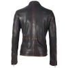 Geaca de Piele Naturala Barbati Gipsy Negru/Visiniu GBGaines SF LAJORV - readytowear.ro