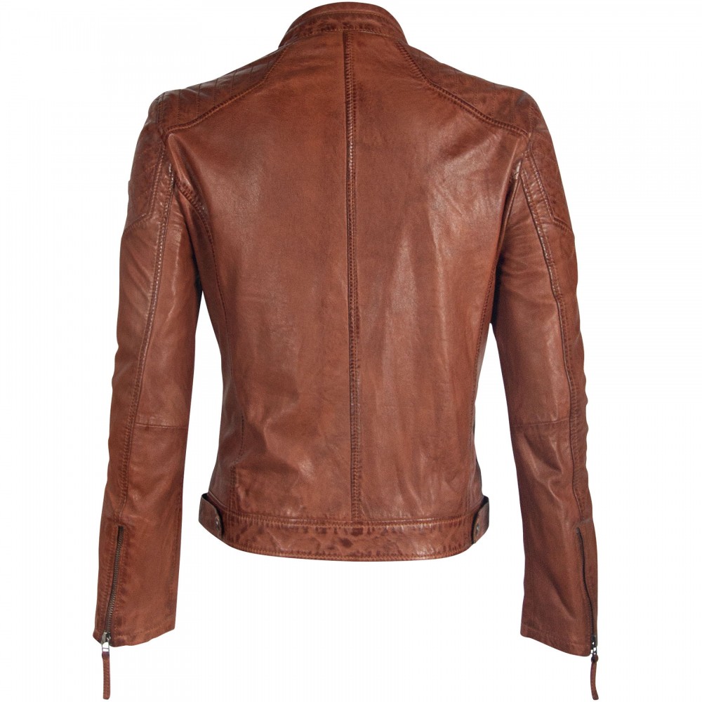 Geaca de Piele Naturala Barbati Gipsy Coniac GBGalton LEGV Geaca de Piele Naturala Barbati Gipsy Coniac GBGalton LEGV - readytowear.ro