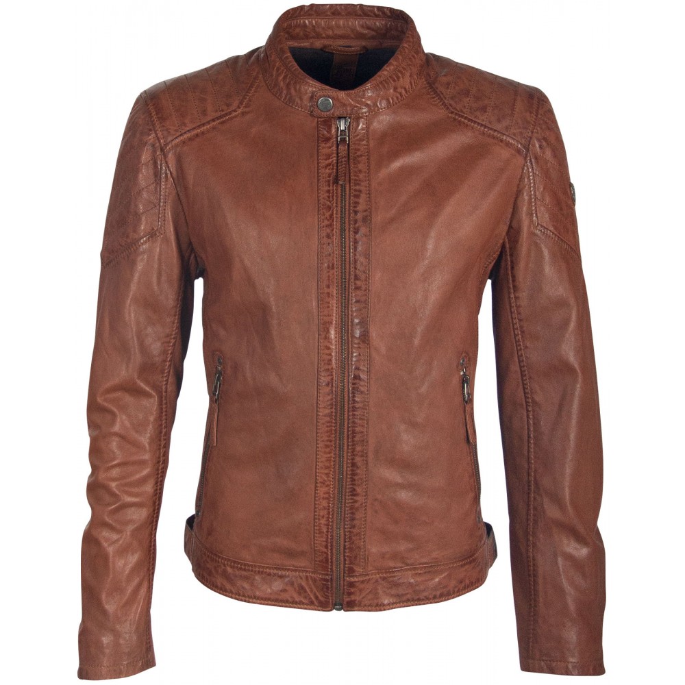 Geaca de Piele Naturala Barbati Gipsy Coniac GBGalton LEGV Geaca de Piele Naturala Barbati Gipsy Coniac GBGalton LEGV - readytowear