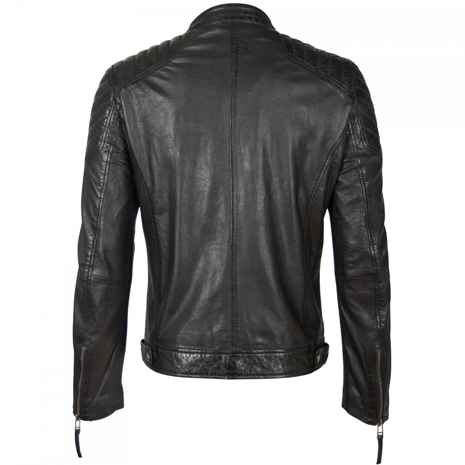 Geaca de Piele Naturala Barbati Gipsy Neagra GBGalton LEGV – IMBRACAMINTE