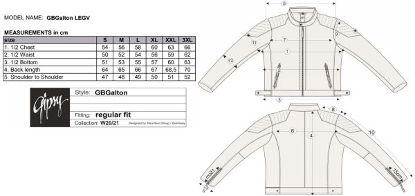 Geaca de Piele Naturala Barbati Gipsy Bleumarin Inchis GBGalton LEGV – IMBRACAMINTE — fotografia 3