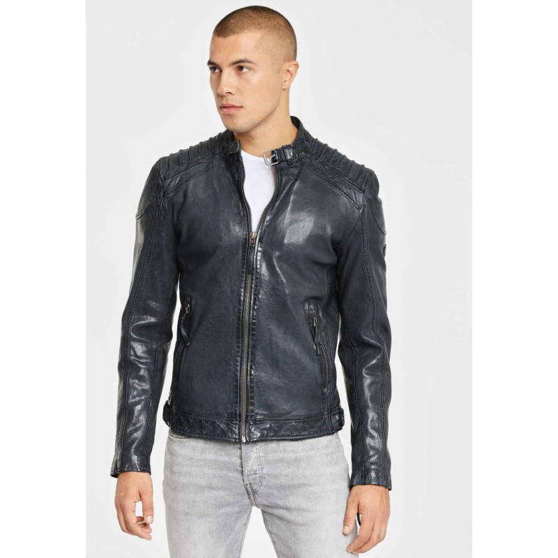 Geaca de Piele Naturala Barbati Gipsy Bleumarin GBGambler SF LVTW – IMBRACAMINTE Geaca de Piele Naturala Barbati Gipsy Bleumarin GBGambler SF LVTW – IMBRACAMINTE