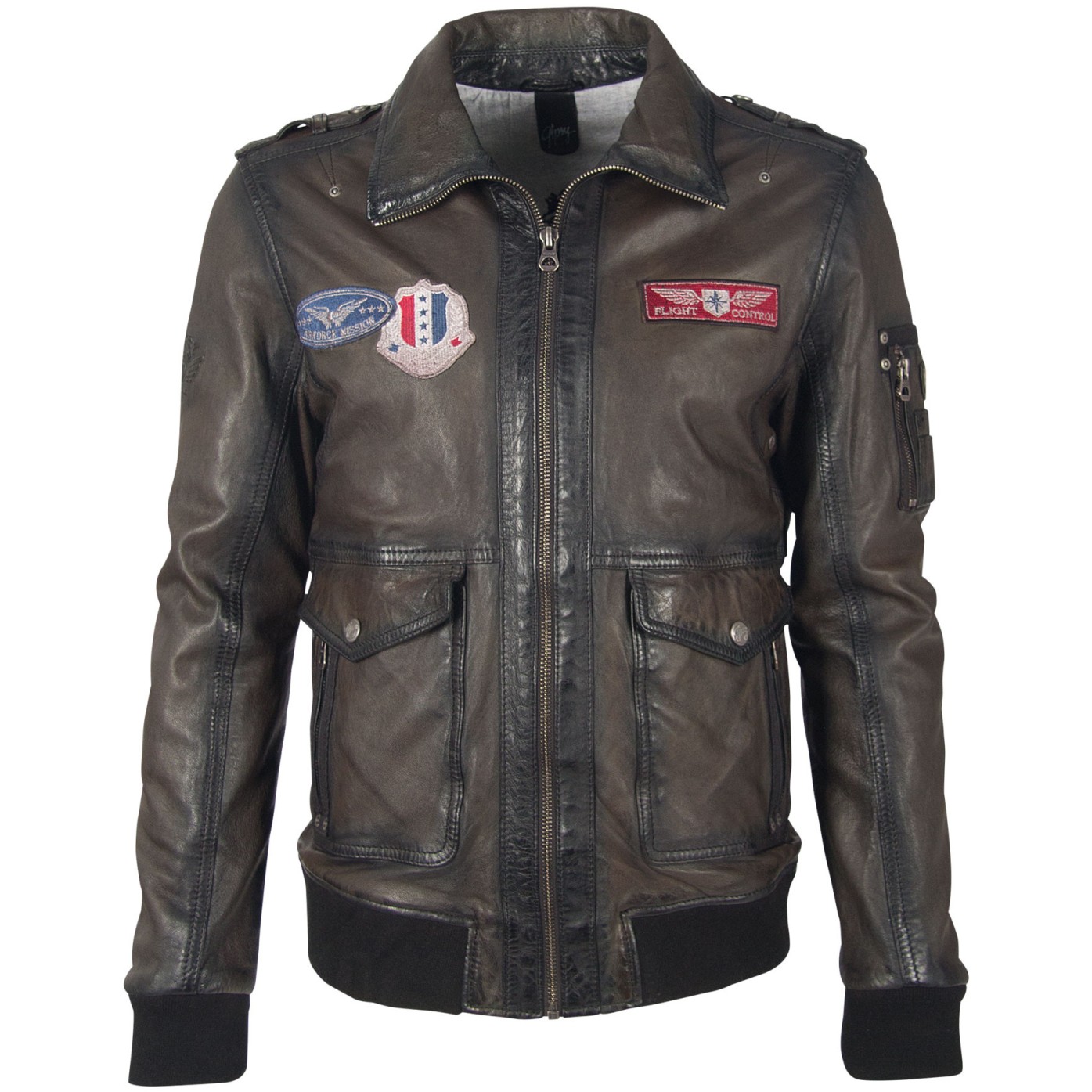 Geaca de Piele Naturala Barbati Gipsy Maro Antic GBGismo LAKAV – IMBRACAMINTE