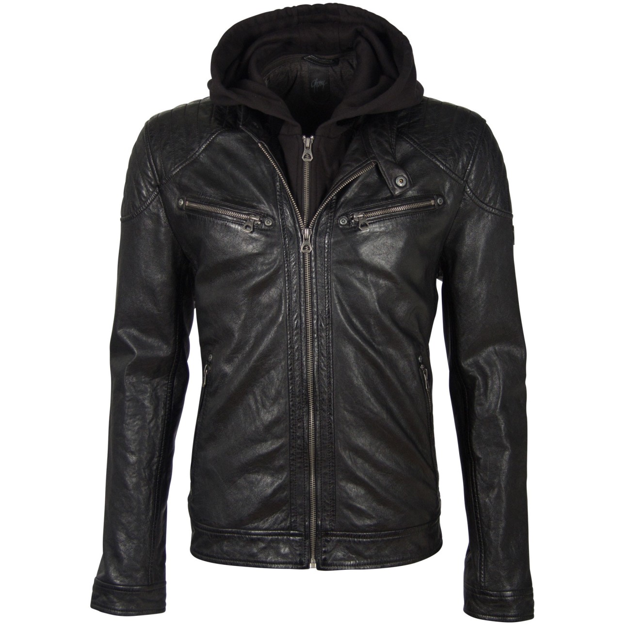 Geaca de Piele Naturala Barbati Gipsy Neagra GBGorey 2 LASANV – Black Friday Geaca de Piele Naturala Barbati Gipsy Neagra GBGorey 2 LASANV – Black Friday