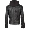 Geaca de Piele Naturala Barbati Gipsy Neagra GBGorey 2 LASANV - readytowear.ro