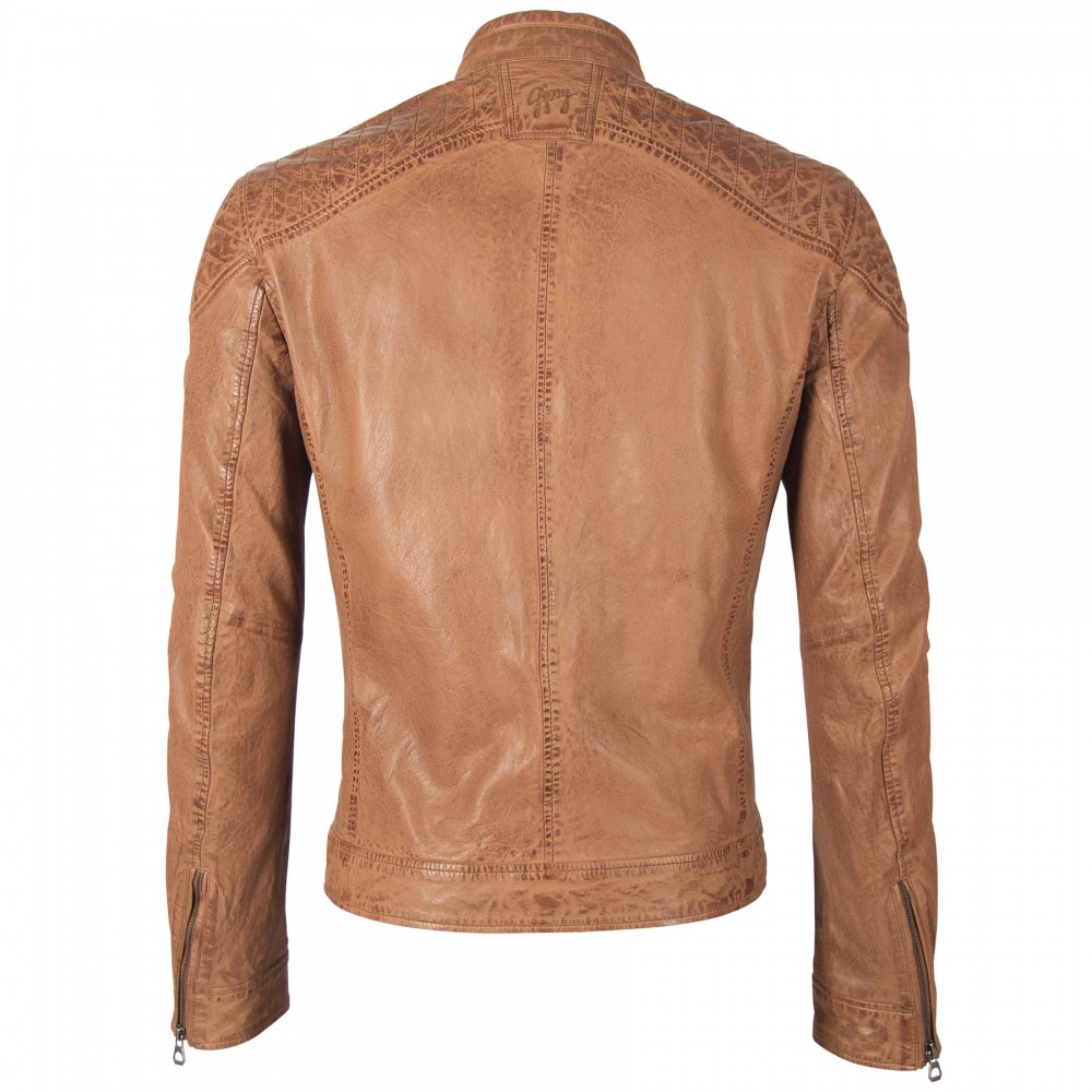 Geaca de Piele Naturala Barbati Gipsy Maro Deschis GBGorey LAGAV Geaca de Piele Naturala Barbati Gipsy Maro Deschis GBGorey LAGAV - readytowear.ro
