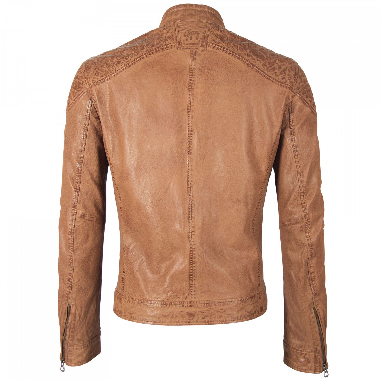 Geaca de Piele Naturala Barbati Gipsy Maro Deschis GBGorey LAGAV – IMBRACAMINTE