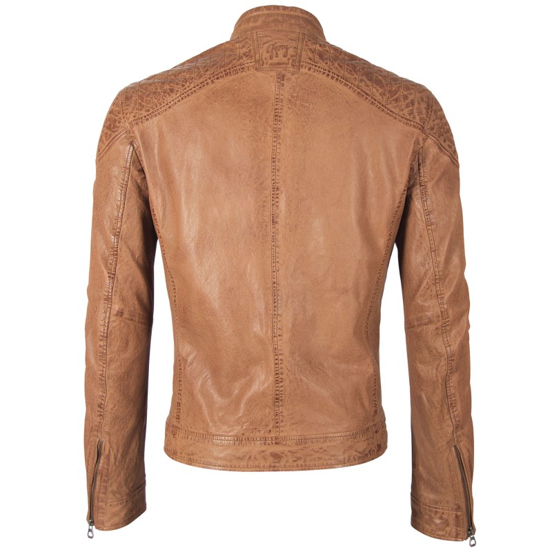 Geaca de Piele Naturala Barbati Gipsy Maro Deschis GBGorey LAGAV – IMBRACAMINTE