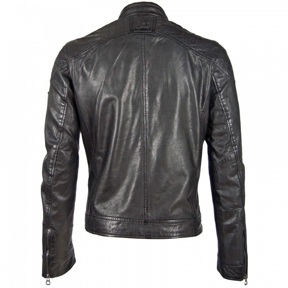 Geaca de Piele Naturala Barbati Gipsy Neagra GBGorey LAGAV Geaca de Piele Naturala Barbati Gipsy Neagra GBGorey LAGAV - readytowear.ro