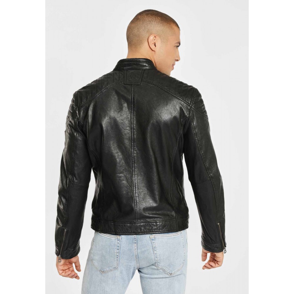 Geaca de Piele Naturala Barbati Gipsy Neagra GBGorey LAGAV Geaca de Piele Naturala Barbati Gipsy Neagra GBGorey LAGAV - readytowear.ro