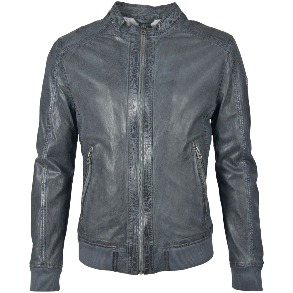 Geaca de Piele Naturala Barbati Gipsy Bleumarin GBGrahan LDRV Geaca de Piele Naturala Barbati Gipsy Bleumarin GBGrahan LDRV - readytowear.ro