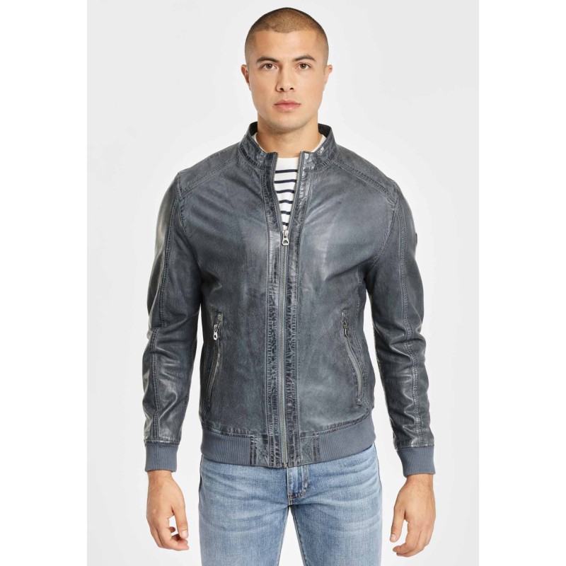 Geaca de Piele Naturala Barbati Gipsy Bleumarin GBGrahan LDRV – IMBRACAMINTE Geaca de Piele Naturala Barbati Gipsy Bleumarin GBGrahan LDRV – IMBRACAMINTE