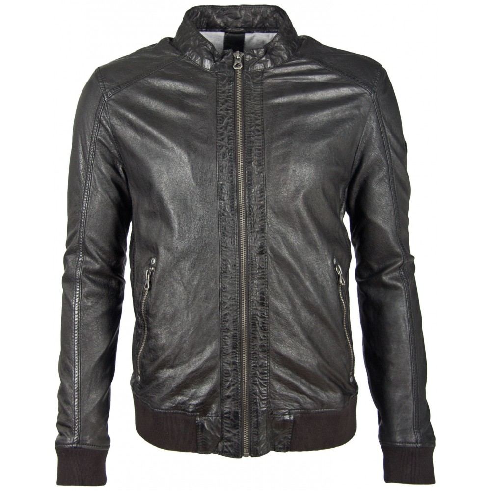 Geaca de Piele Barbati Gipsy Neagra GBGrahan Geaca de Piele Barbati Gipsy Neagra GBGrahan - readytowear.ro