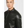 Geaca de Piele Barbati Gipsy Neagra GBGrahan - readytowear.ro