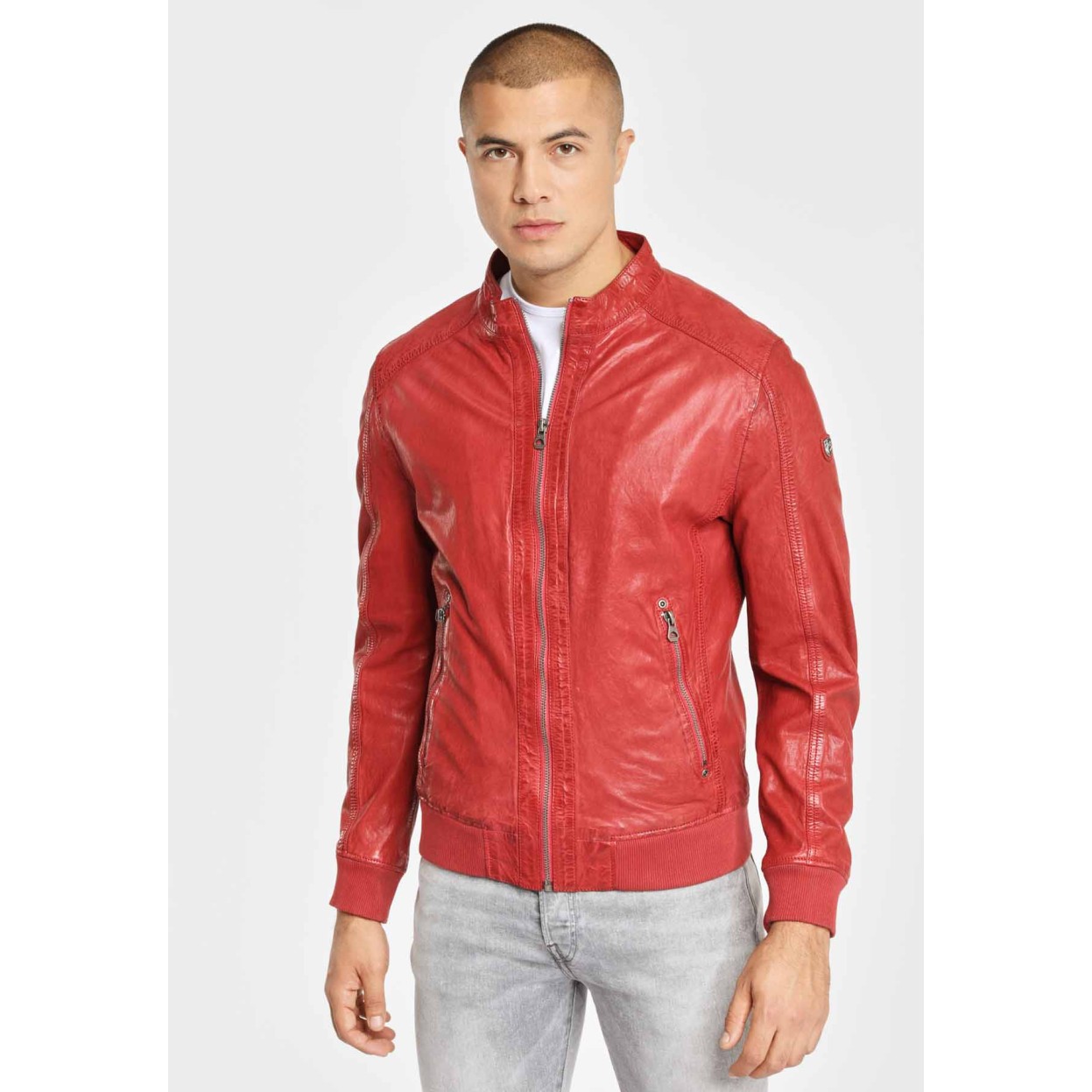 Geaca de Piele Naturala Barbati Gipsy Rosie GBGrahan LDRV – IMBRACAMINTE