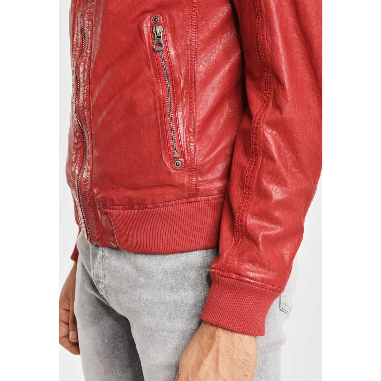 Geaca de Piele Naturala Barbati Gipsy Rosie GBGrahan LDRV – IMBRACAMINTE