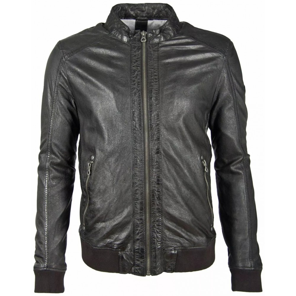 Geaca de Piele Barbati Gipsy Neagra GBGrahan Geaca de Piele Barbati Gipsy Neagra GBGrahan - readytowear.ro