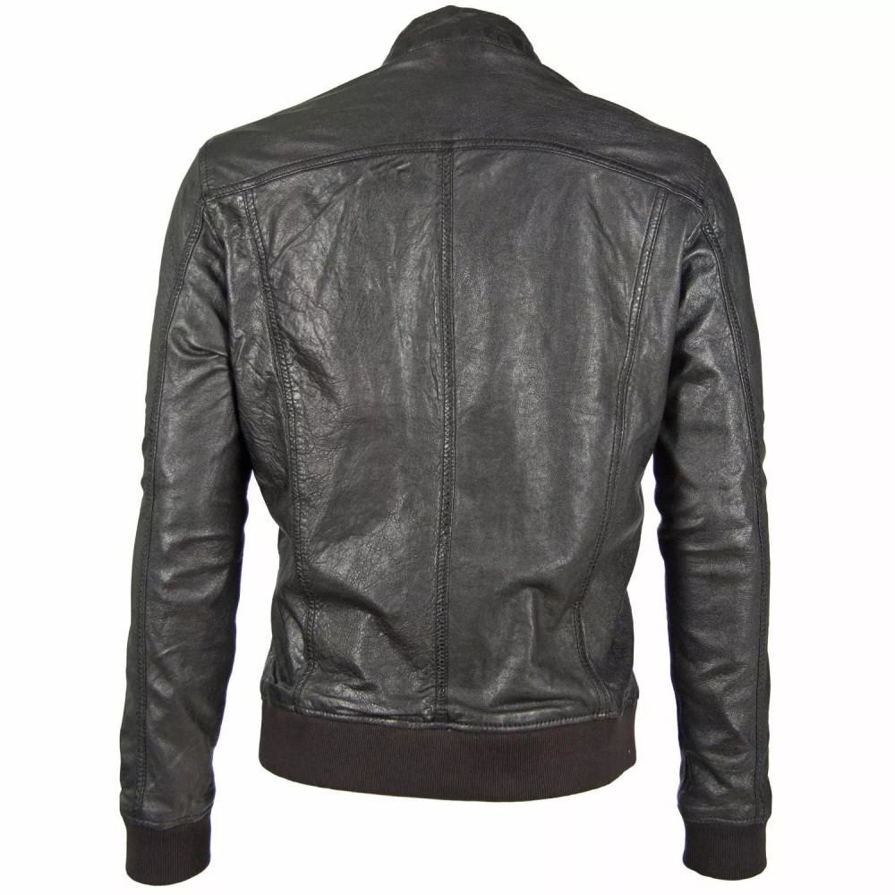 Geaca de Piele Barbati Gipsy Neagra GBGrahan Geaca de Piele Barbati Gipsy Neagra GBGrahan - readytowear.ro