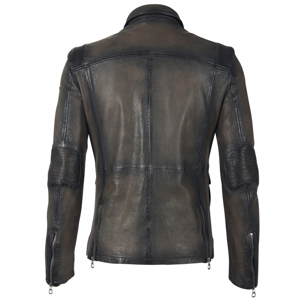 Geaca Lunga de Piele Naturala Barbati Gipsy Maro Antic GBJarth SF LAKAV Geaca Lunga de Piele Naturala Barbati Gipsy Maro Antic GBJarth SF LAKAV - readytowear.ro