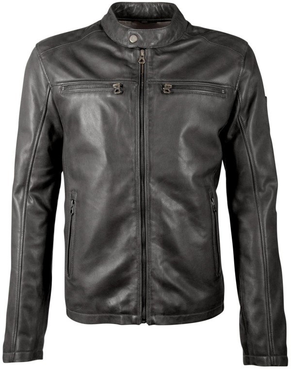 Geaca de Piele Barbati Gipsy Neagra GBJon – Black Friday — fotografia 1