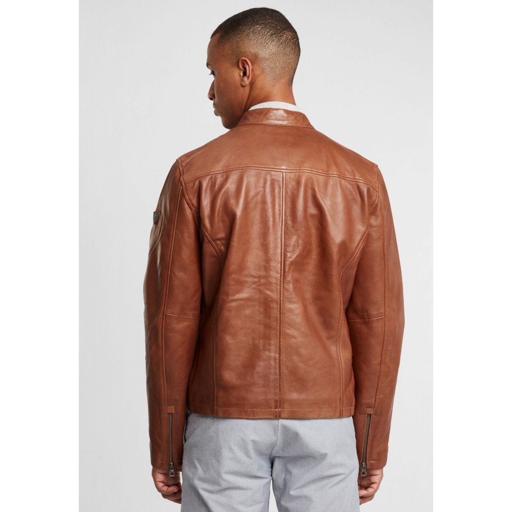 Geaca de Piele Naturala Barbati Gipsy Coniac GBJon LANIV Geaca de Piele Naturala Barbati Gipsy Coniac GBJon LANIV - readytowear.ro