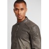 Geaca de Piele Barbati Gipsy Antracit GBLazzlo SF LAMOV geci de piele - readytowear.ro