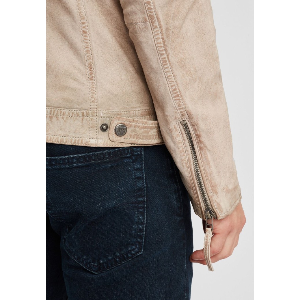 Geaca de Piele Naturala Barbati Gipsy Gri GBLazzlo SF LAMOV – IMBRACAMINTE