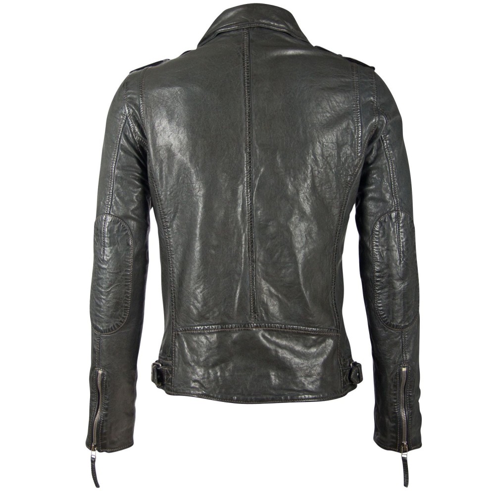 Geaca de Piele Naturala Barbati Gipsy Antracit GBMalic SF STUV Geaca de Piele Naturala Barbati Gipsy Antracit GBMalic SF STUV - readytowear.ro