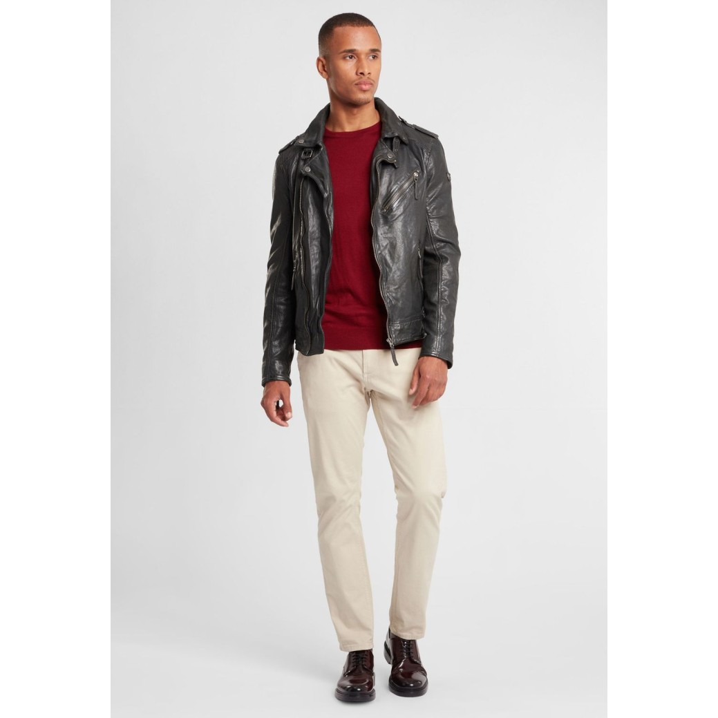 Geaca de Piele Naturala Barbati Gipsy Antracit GBMalic SF STUV – IMBRACAMINTE