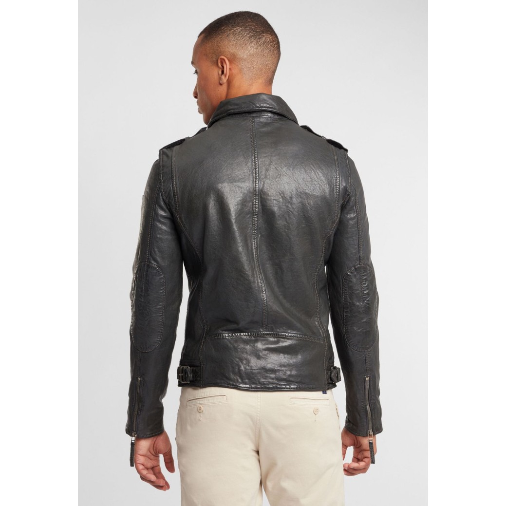 Geaca de Piele Naturala Barbati Gipsy Antracit GBMalic SF STUV – Black Friday