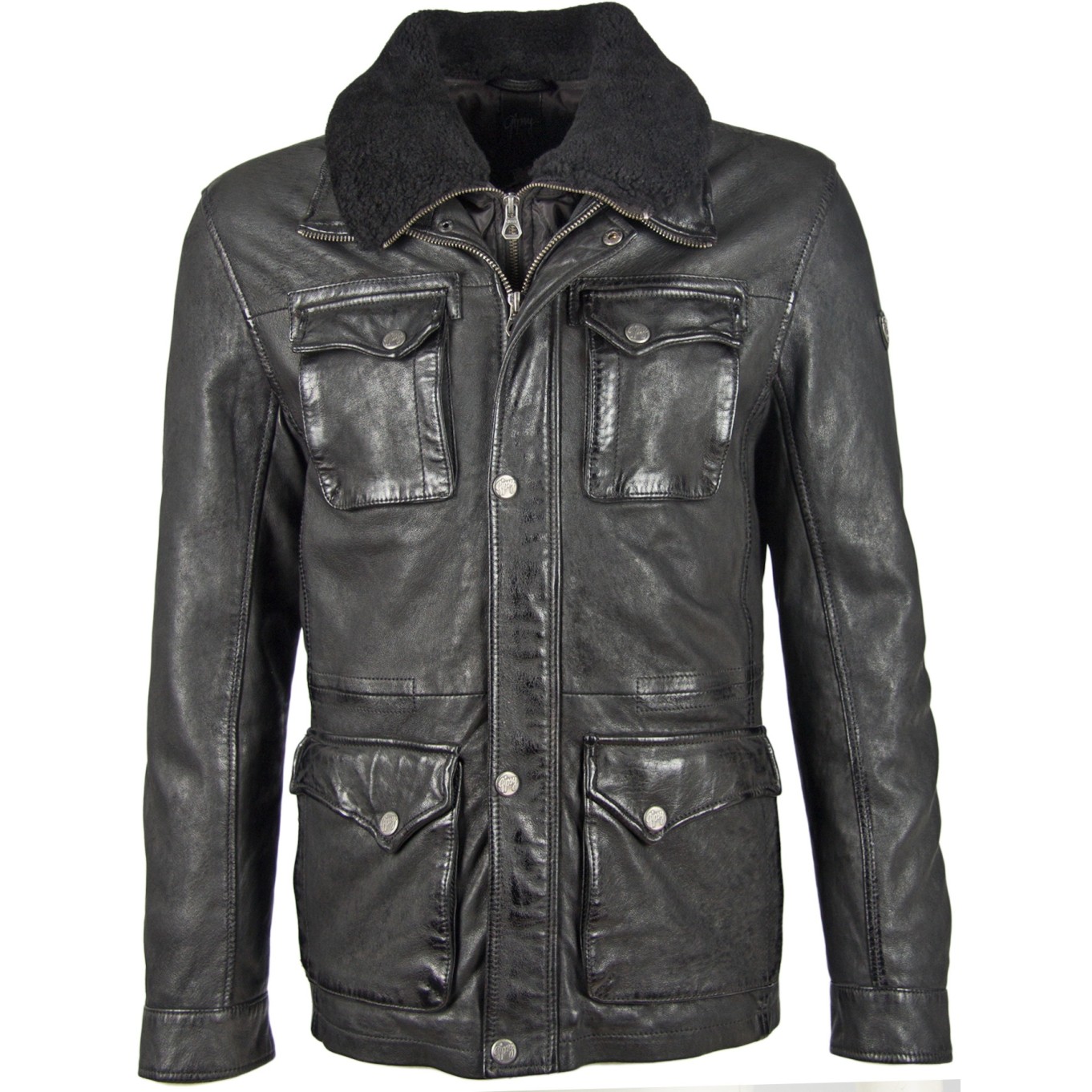 Geaca de Piele Naturala Barbati Gipsy Neagra GBMarigot LCOUNTV W – IMBRACAMINTE Geaca de Piele Naturala Barbati Gipsy Neagra GBMarigot LCOUNTV W – IMBRACAMINTE