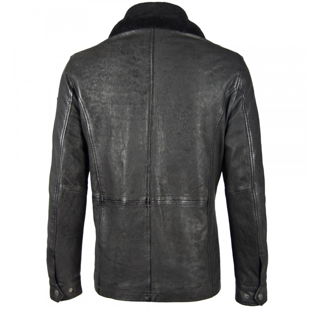 Geaca de Piele Naturala Barbati Gipsy Neagra GBMarigot LCOUNTV W Geaca de Piele Naturala Barbati Gipsy Neagra GBMarigot LCOUNTV W - readytowear.ro