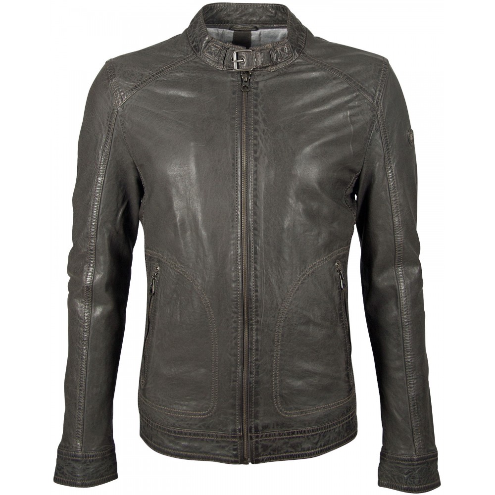 Geaca de Piele Naturala Barbati Gipsy Antracit GBMartez SF LATEV Geaca de Piele Naturala Barbati Gipsy Antracit GBMartez SF LATEV - readytowear.ro