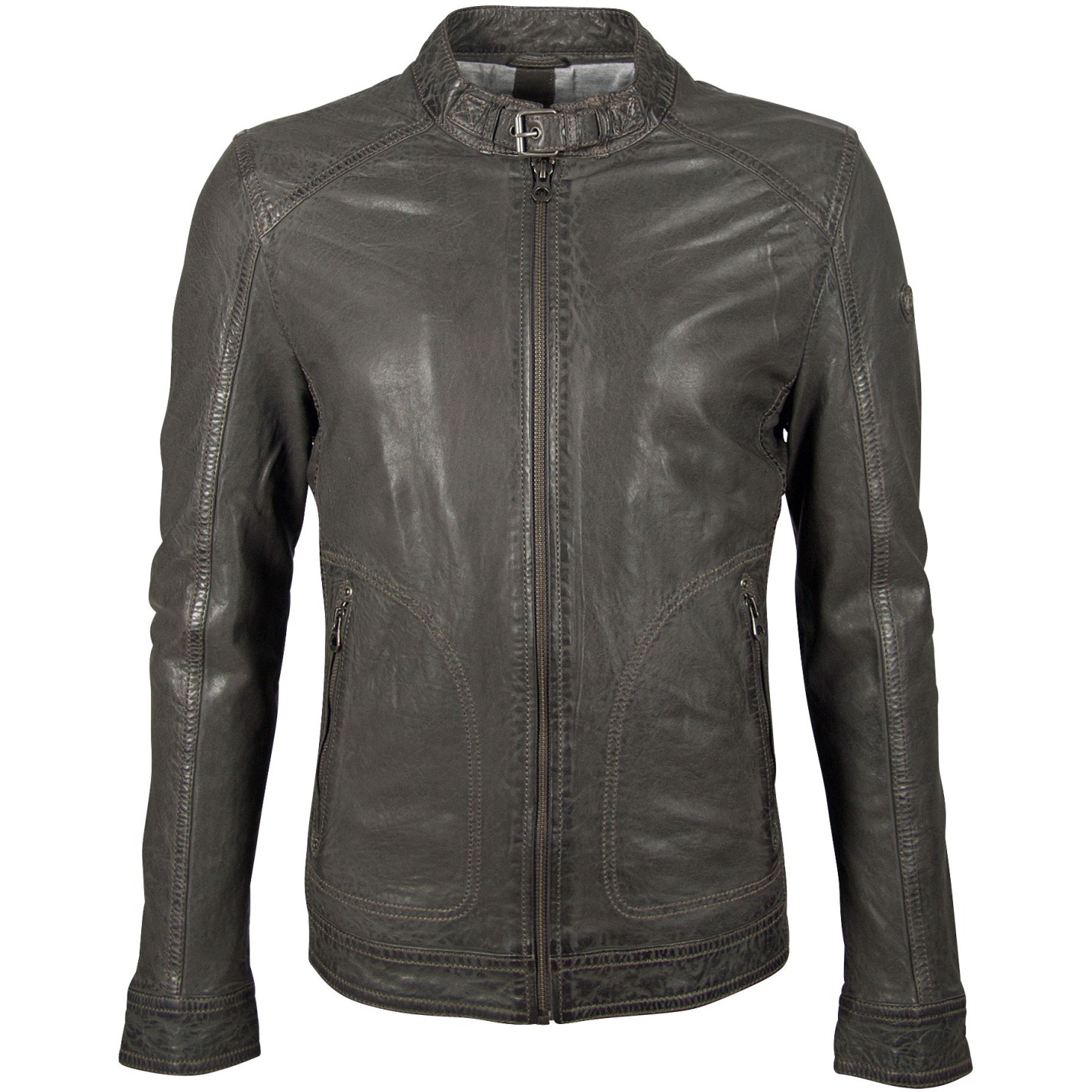 Geaca de Piele Naturala Barbati Gipsy Antracit GBMartez SF LATEV – IMBRACAMINTE