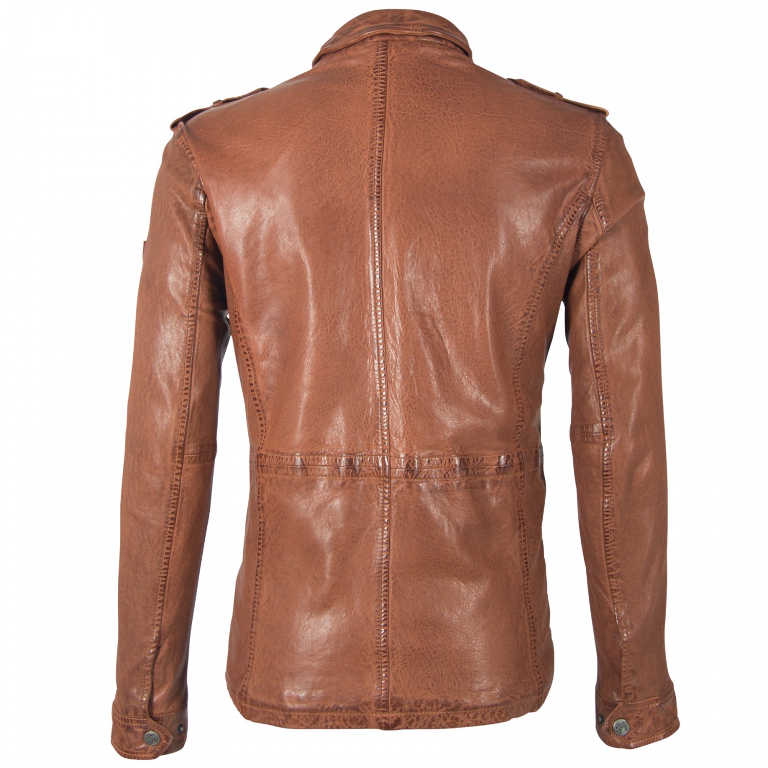 Geaca de Piele Naturala Barbati Gipsy Coniac GBMelbourne LVTW – IMBRACAMINTE