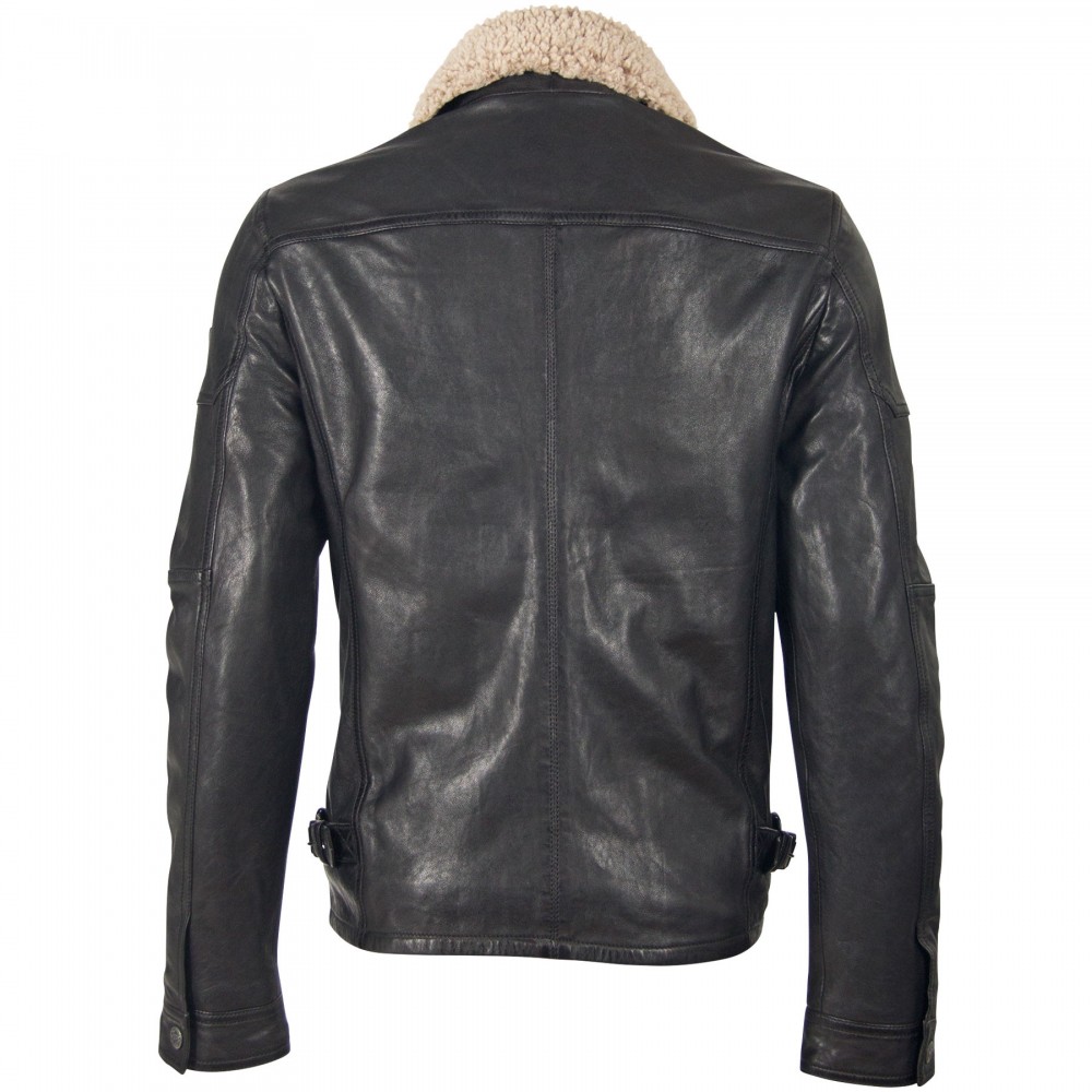 Geaca de Piele Naturala Barbati Gipsy Neagra GBOve LAHUV W Geaca de Piele Naturala Barbati Gipsy Neagra GBOve LAHUV W - readytowear.ro