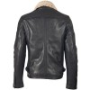 Geaca de Piele Naturala Barbati Gipsy Neagra GBOve LAHUV W - readytowear.ro