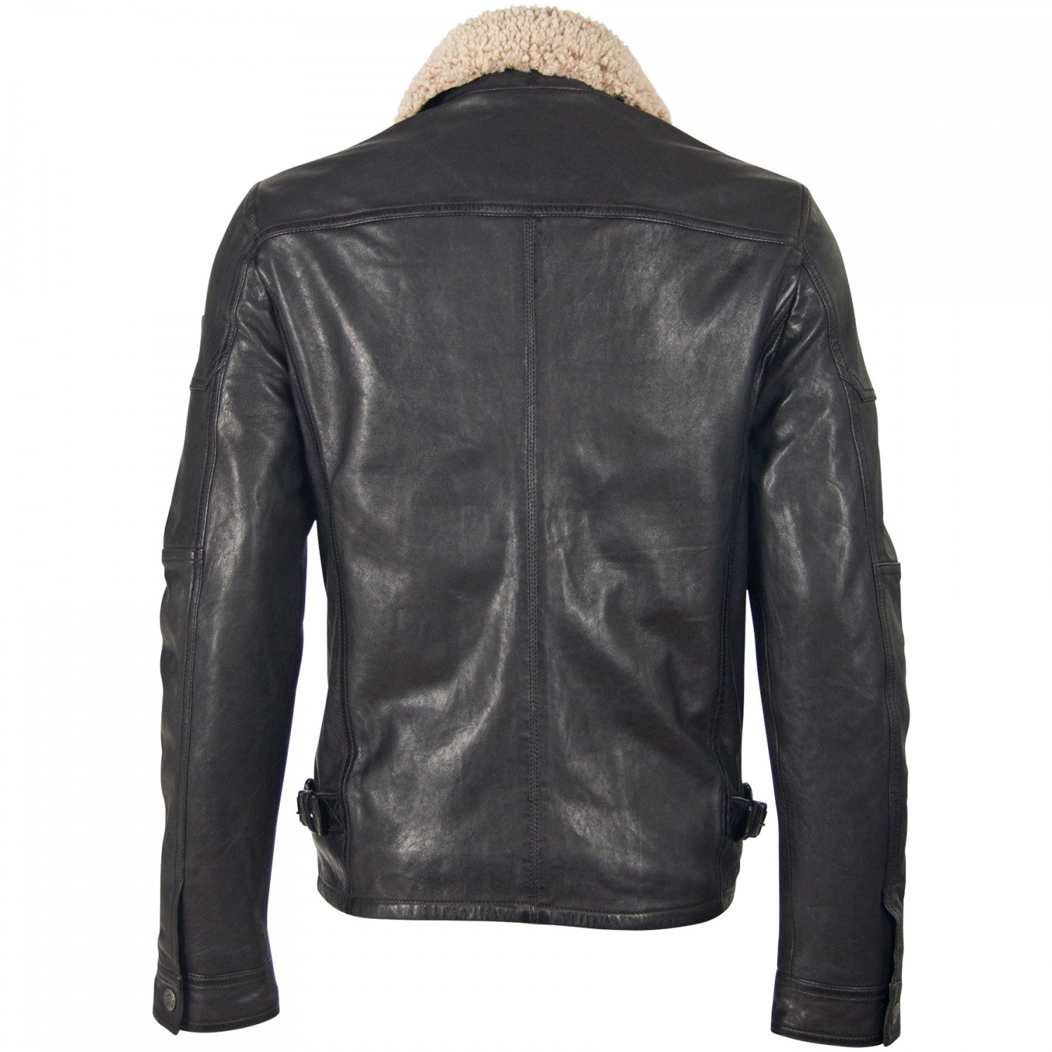 Geaca de Piele Naturala Barbati Gipsy Neagra GBOve LAHUV W – IMBRACAMINTE