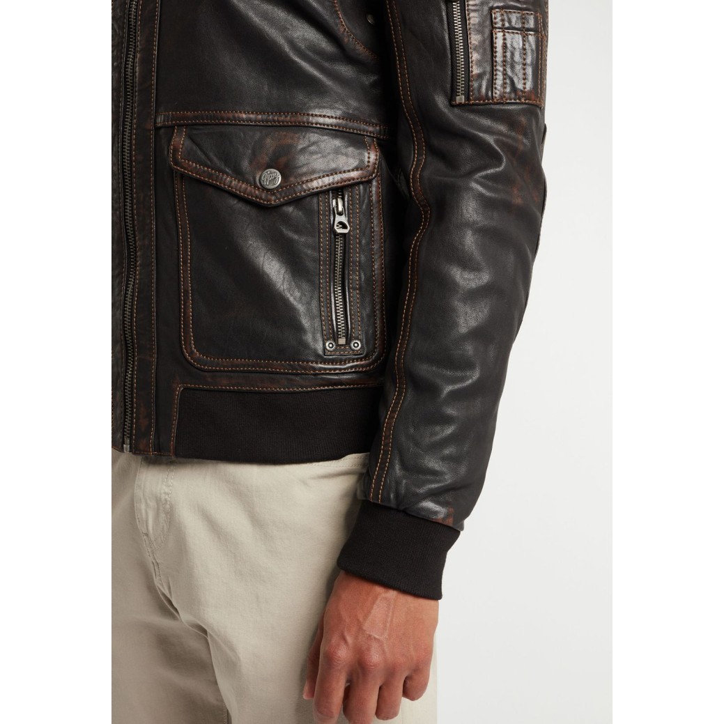 Geaca de Piele Naturala Barbati Gipsy Maro Vintage GBPerth LARETV – IMBRACAMINTE Geaca de Piele Naturala Barbati Gipsy Maro Vintage GBPerth LARETV – IMBRACAMINTE