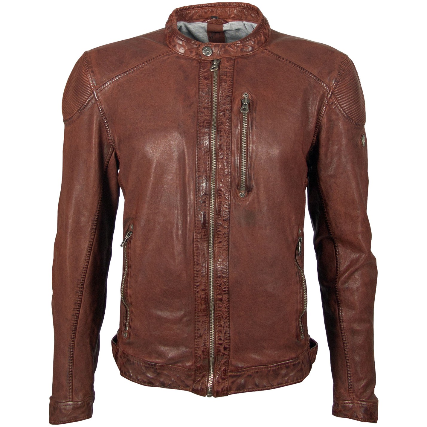 Geaca de Piele Naturala Barbati Gipsy Maro Rosiatic GBRayden LATARV – IMBRACAMINTE