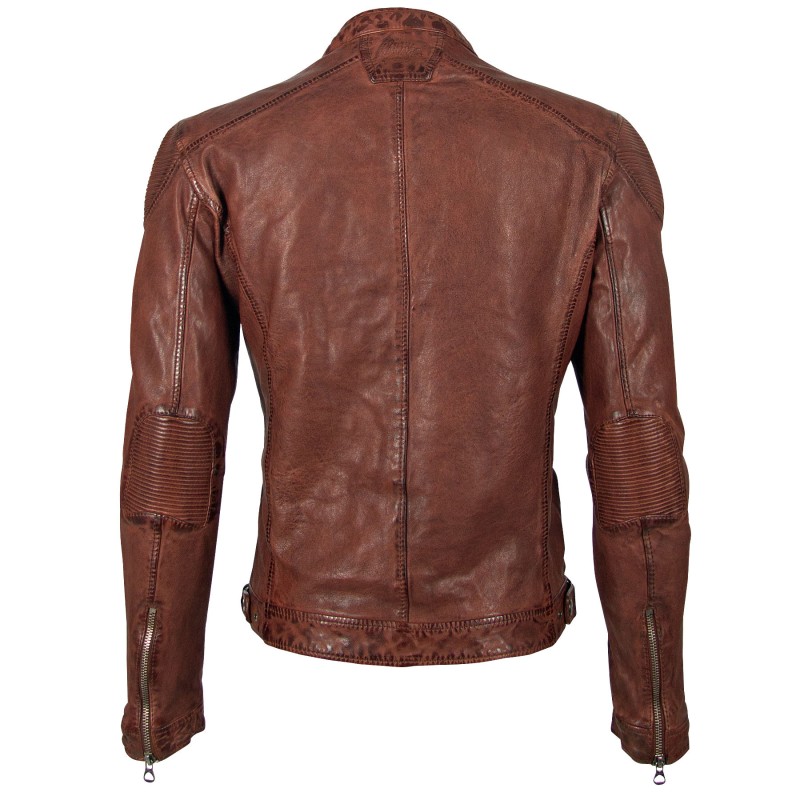 Geaca de Piele Naturala Barbati Gipsy Maro Rosiatic GBRayden LATARV – IMBRACAMINTE