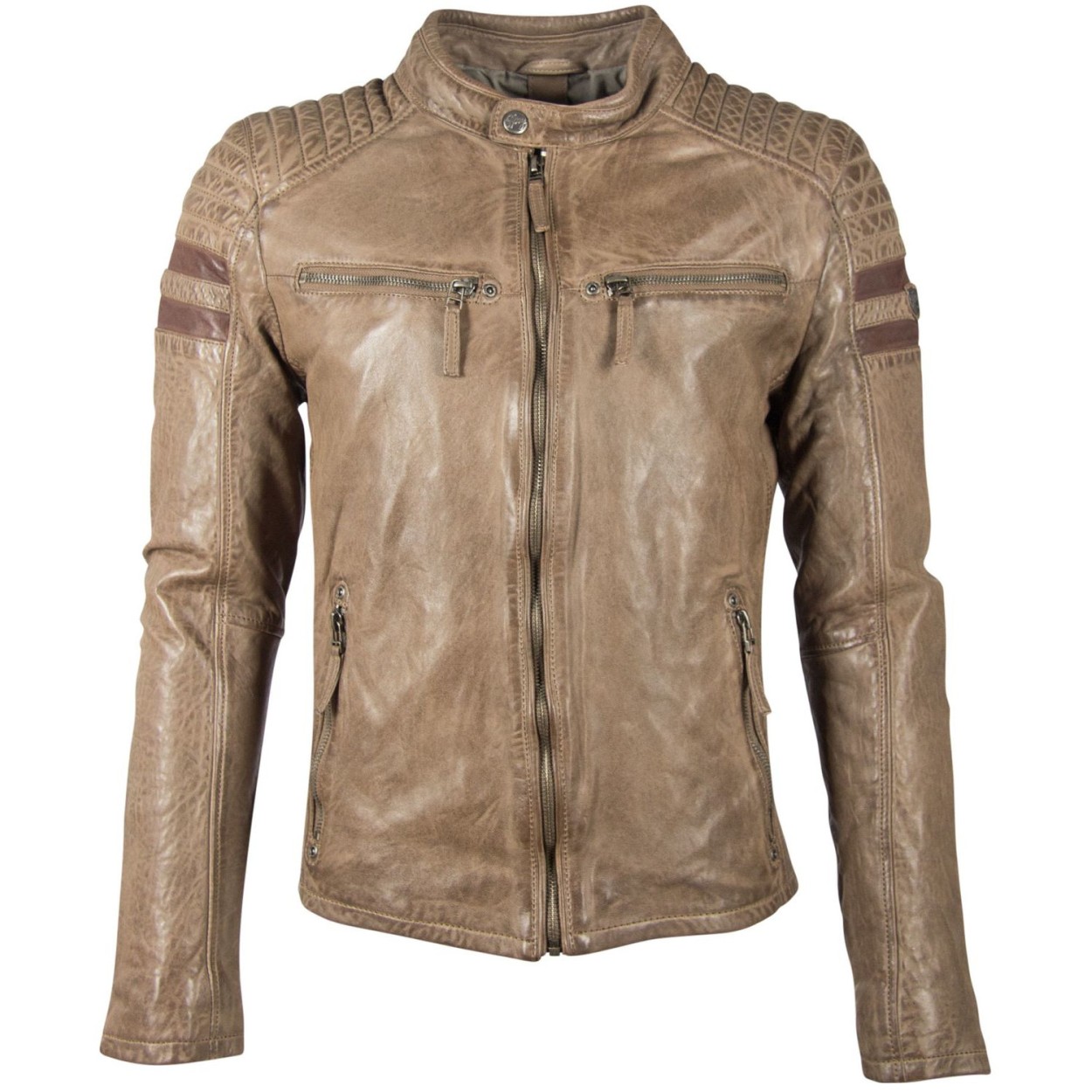 Geaca de Piele Barbati Gipsy Maro Deschis/Maro GBReeve SF LATOV – IMBRACAMINTE Geaca de Piele Barbati Gipsy Maro Deschis/Maro GBReeve SF LATOV – IMBRACAMINTE