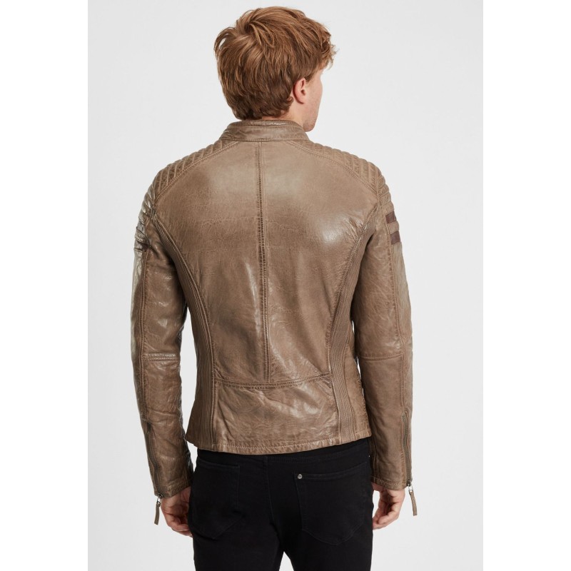 Geaca de Piele Barbati Gipsy Maro Deschis/Maro GBReeve SF LATOV – Black Friday