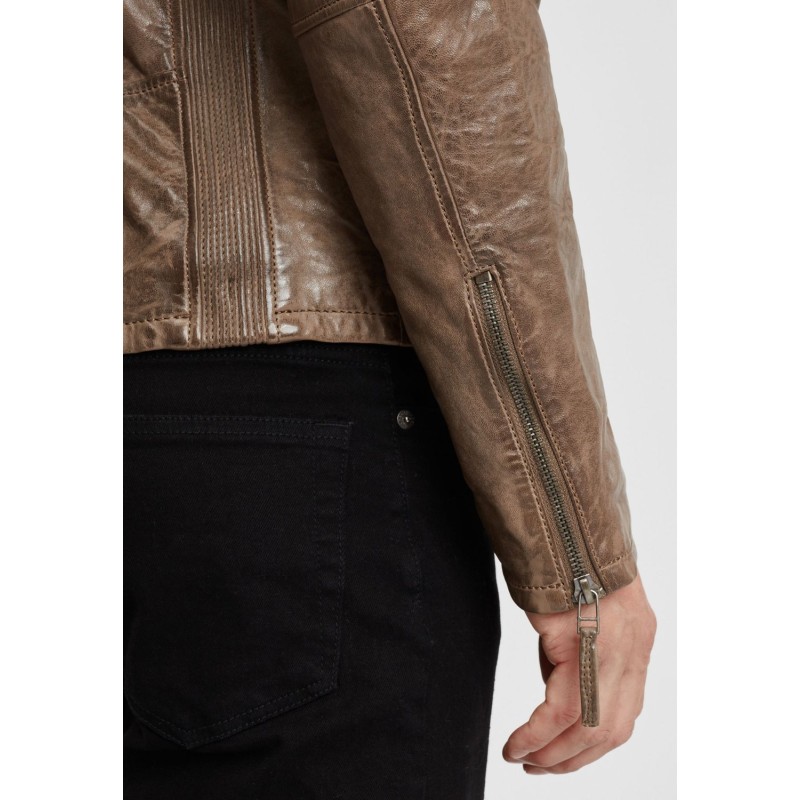 Geaca de Piele Barbati Gipsy Maro Deschis/Maro GBReeve SF LATOV – Black Friday